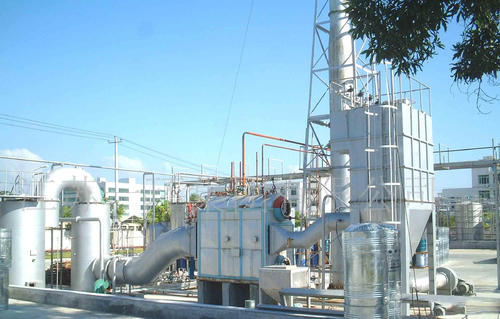 覆銅板行業所使用的廢氣焚燒爐的結構如下 覆銅板行業所使用的廢氣焚燒爐的結構如下